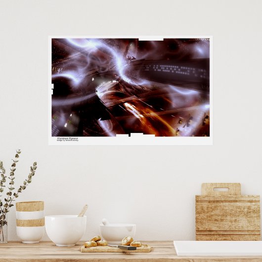 Aluminium Hamster Poster (Keuken)