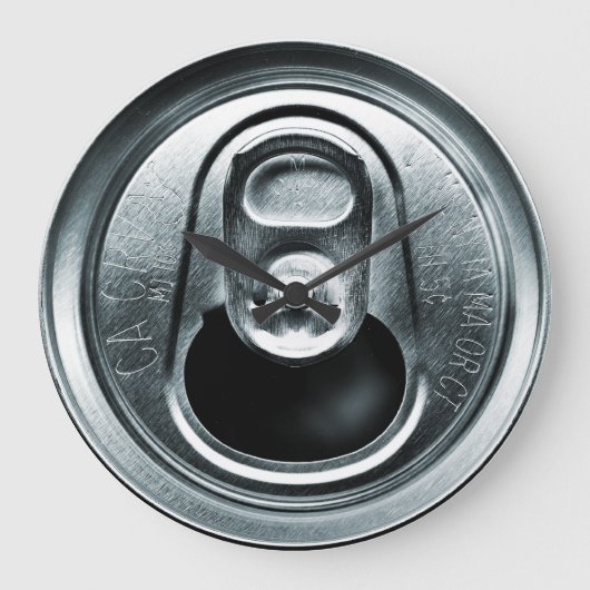 Aluminium kaasopening bovenaan grote klok (Voorkant)