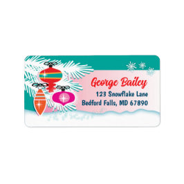 Aluminium Kerstboom Retour Adres Labels 3