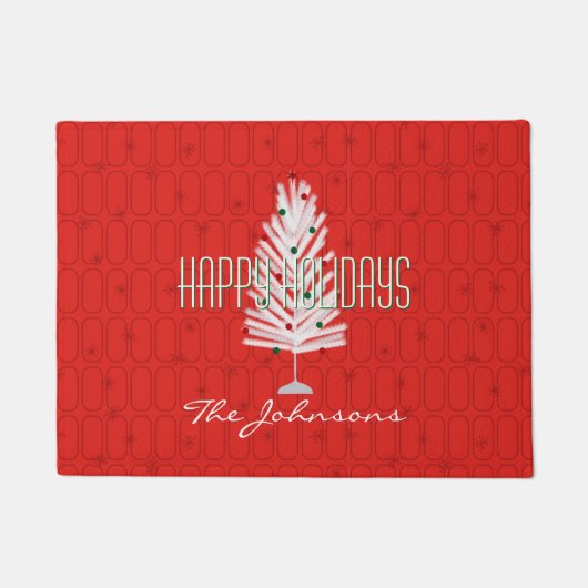 Aluminium kerstmis deurmat (Voorkant)