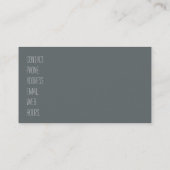  aluminium maatbekers Retro geïnspireerd Visitekaartje (Achterkant)