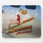 Aluminium Overcast Mousepad Muismat (Voorkant)