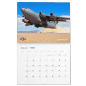 ALUMINIUM OVERCAST - US Military Widebody Aviation Kalender (Jan 2026)