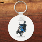 Aluminium Ronde Sleutelhanger (Achterkant)
