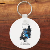 Aluminium Ronde Sleutelhanger (Voorkant)