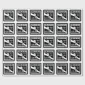 ALUMINIUM traditionele 10e trouwdag cadeau Cadeaupapier (Vlak)