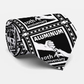 ALUMINIUM traditionele 10e trouwdag cadeau Stropdas (Opgerold)