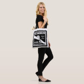 ALUMINIUM traditionele 10e trouwdag cadeau Tote Bag (Op model)