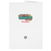 Aluminium Tree Retro Kerst Kaarten (Achterkant)