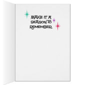 Aluminium Tree Retro Kerst Kaarten (Binnen (Rechts))