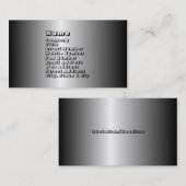 Aluminium Visitekaartje (Voorkant / Achterkant)