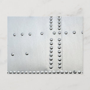 Aluminium Vliegtuig Huid Abstract Briefkaart