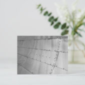 Aluminium Vliegtuig Huid Abstract Briefkaart (Staand voorkant)