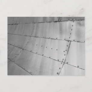 Aluminium Vliegtuig Huid Abstract Briefkaart