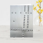 Aluminium Vliegtuig Huid Abstract Kaart (Gele Bloem)
