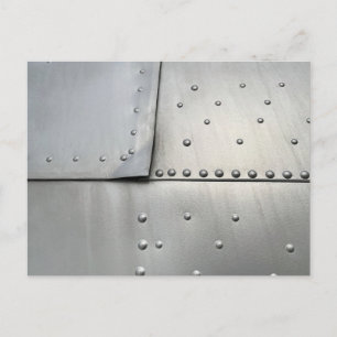  aluminium Vliegtuig Huid Briefkaart