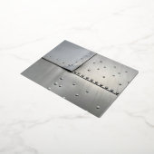  aluminium Vliegtuig Huid Folie Feestdagen Briefkaart (Gedraaid)