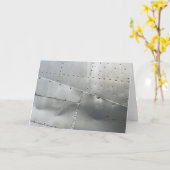 Aluminium Vliegtuig Kaart (Gele Bloem)