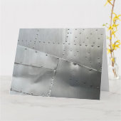 Aluminium Vliegtuig Kaart (Gele Bloem)