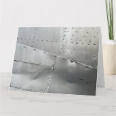 Aluminium Vliegtuig Kaart (Voorkant)