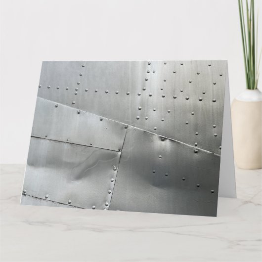 Aluminium Vliegtuig Kaart (Voorkant)