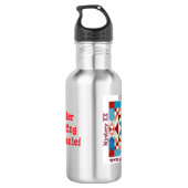 Aluminium waterfles voor het mysterie van de oude  waterfles  (Achterkant)