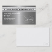 Aluminium Windows-Visitekaartje Visitekaartje (Voorkant / Achterkant)