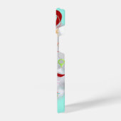 Aluminium Wreath Retro Kerstmis iPhone Hoesje (Linkerkant)