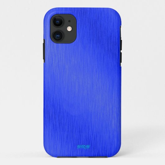 Aluminiumblauw Case-Mate iPhone Case (Achterkant)