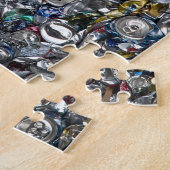 Aluminiumblikken die worden gerecycleerd legpuzzel (Zijkant)