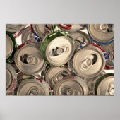 Aluminiumblikken, gerecycleerd poster (Voorkant)