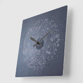 aluminiumdraad ornamenten vierkante klok (Hoek)