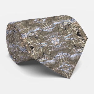 Aluminiumfolie gekreukelde verpakking abstracte ku stropdas
