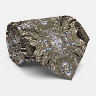 Aluminiumfolie Gerimpelde Verpakking Abstracte Kun Stropdas