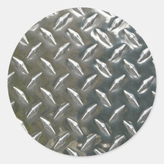 Aluminiummetaal Ronde Sticker