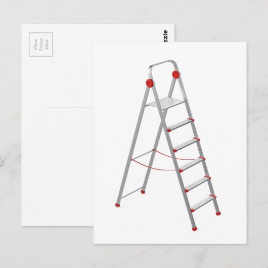 Aluminiumstapladder Briefkaart (Voorkant / Achterkant)