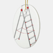 Aluminiumstapladder Keramisch Ornament (Links)