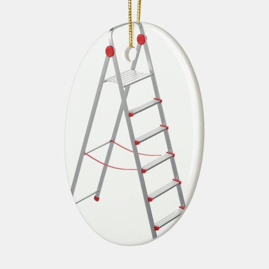 Aluminiumstapladder Keramisch Ornament (Links)