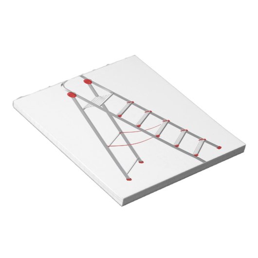 Aluminiumstapladder Notitieblok (Schuin)