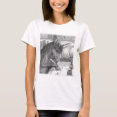 Alumna - BW profiel T-Shirt (Voorkant)