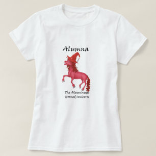 Alumna het T-shirt-Shirt van Aluminium-hoorntjesor T-shirt