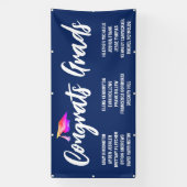 Alumni-banner voor buurtmiddelbare scholen spandoek (Verticaal)