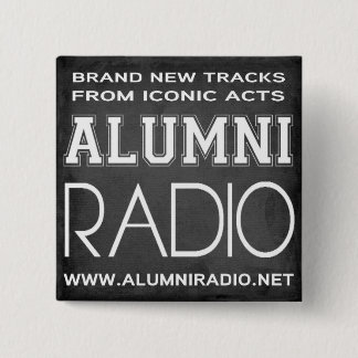 Alumni Radio Pin "Iconic" Vierkante Button 5,1 Cm