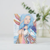 A'Luna "Fae Maiden" Postcard Briefkaart (Staand voorkant)