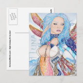 A'Luna "Fae Maiden" Postcard Briefkaart (Voorkant / Achterkant)