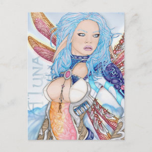 A'Luna "Fae Maiden" Postcard Briefkaart