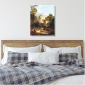 Alvan Fisher Pastoral Landschap Canvas Afdruk (Insitu (Slaapkamer))