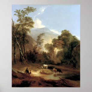 Alvan Fisher Pastoral Landschap Poster