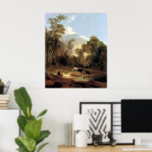 Alvan Fisher Pastoral Landschap Poster (Thuiskantoor)