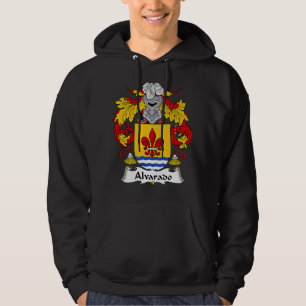 Alvarado Coat of Arms Family Crest Premium Hoodie